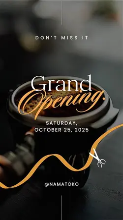 story: grand opening
