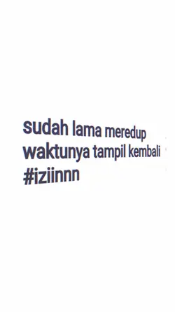 SUDAH LAMA MEREDUP