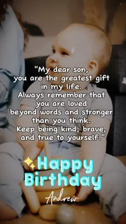 birthday my son