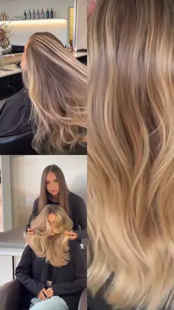 Blonde hair