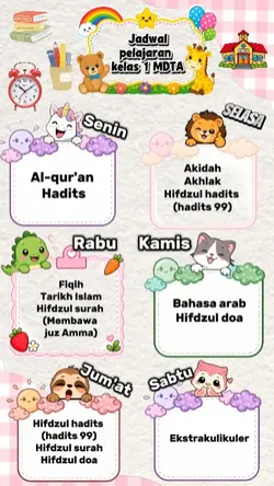 jadwal pelajaran