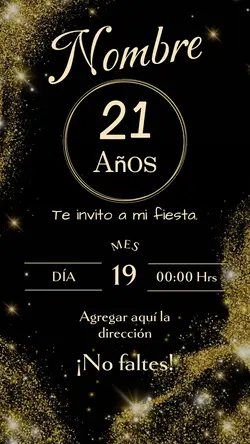 invitación cumpleaño
