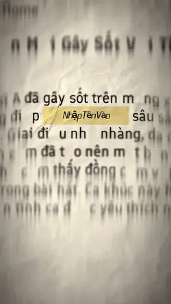 Nhập tên vào