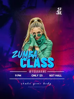 flyer zumba 