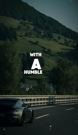 with a humble 