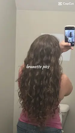Brown hair!