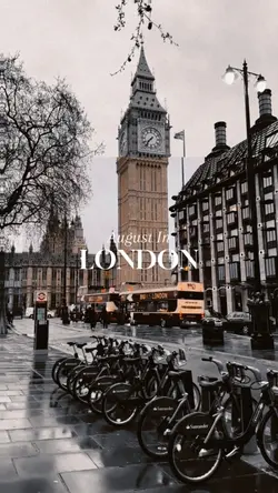 August in London