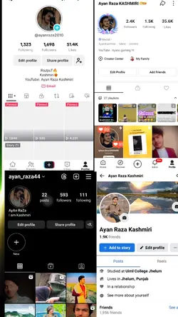 My social media Acc