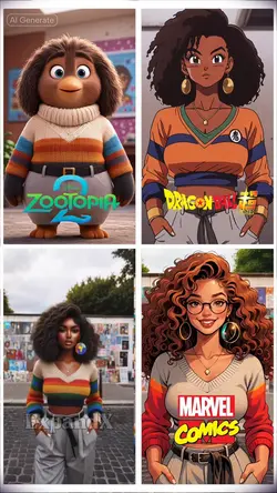 4 Cartoon AI Filter