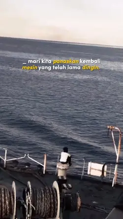 panaskan mesin