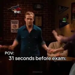 me before exam