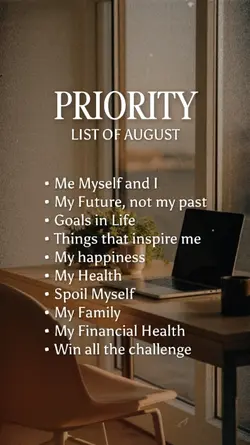 Priority in August