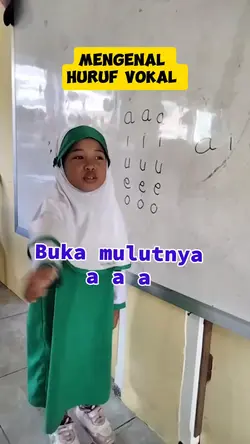 Mengenal huruf vokal