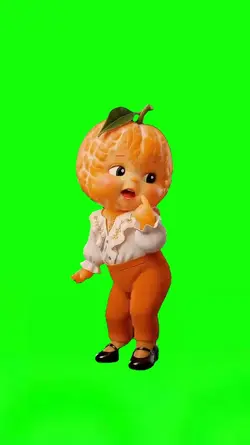 Cute Dancing Orange 