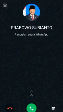 Pak Prabowo Nelpon
