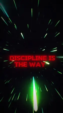 discipline is the wa