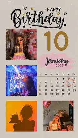 Brithday 10 January