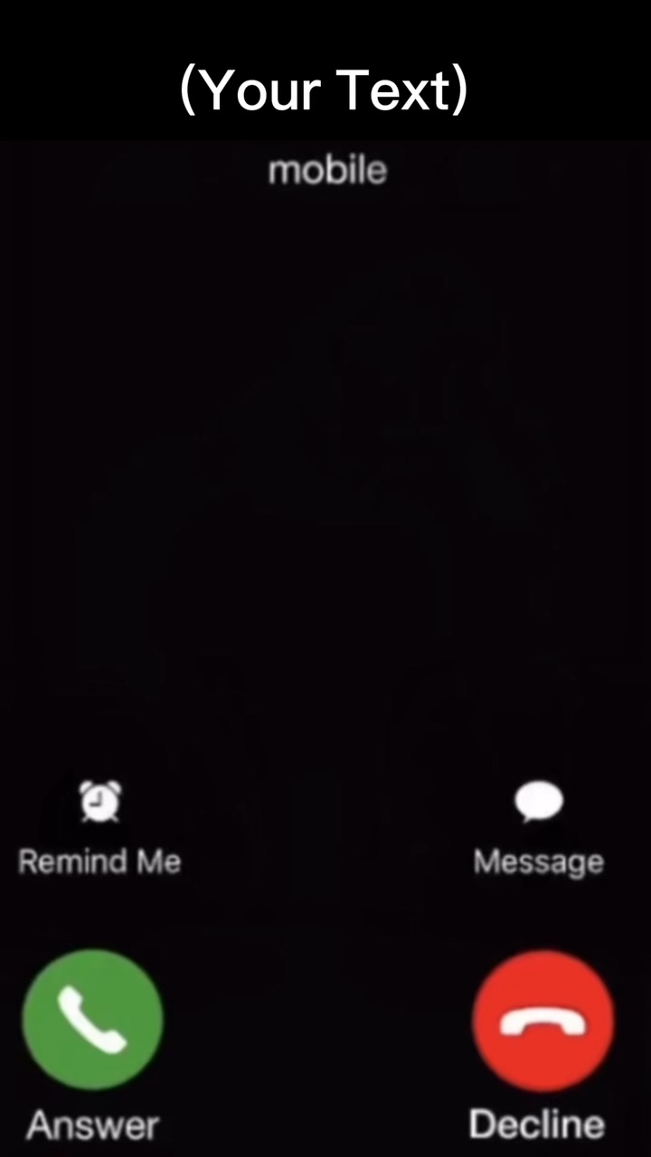 Mobile Phone Incoming Call Font Slide - Pippit
