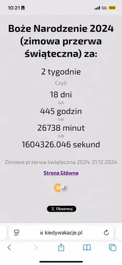 Już niedługo 