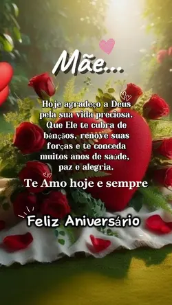 Aniversário de mãe 