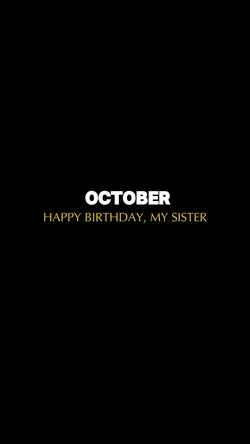 Birthday sister
