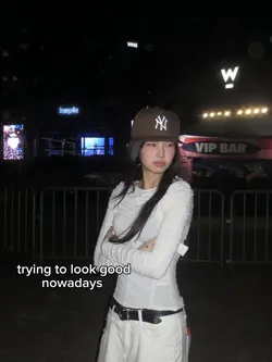 trying to look good 