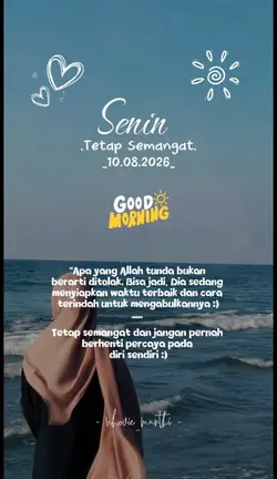 Senin tetap semangat