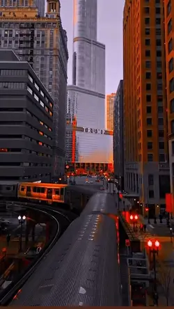 Cityscape transition