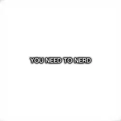 Nerd out trend!
