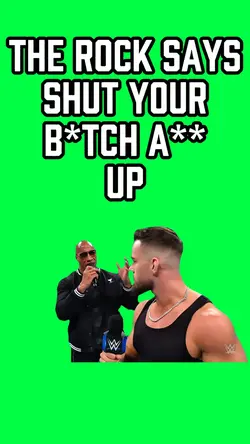 THE ROCK SAYS SYBAU