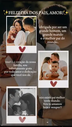 Dia dos pais/marido 