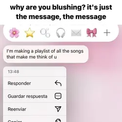 blushing