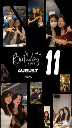 birthday 11 aug 2026