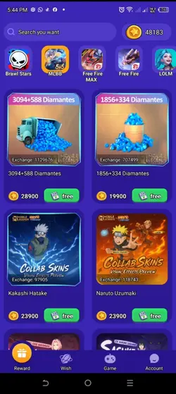 mlbbxnaruto skin