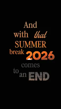 And With That Summer
