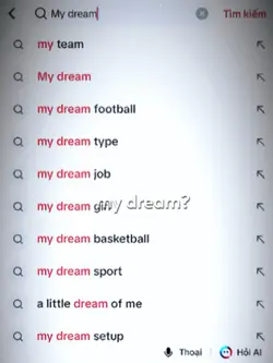 My dream