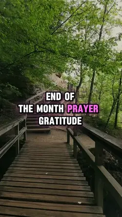 End of Month prayer