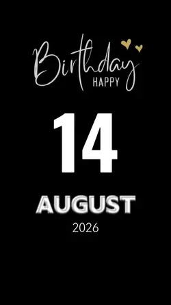 birthday 14 aug 2026