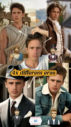 4x different eras 🧍‍♂️