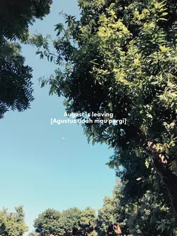 August is leaving 