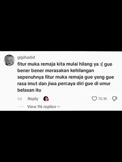 fitur muka remaja
