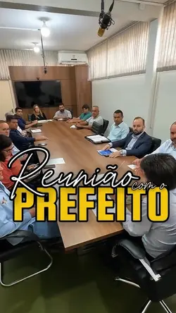 Reunião com prefeito