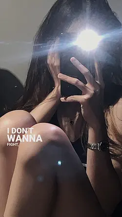 i don't wanna fight