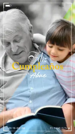 Feliz cumple abuelo