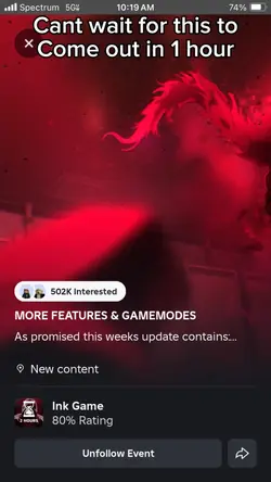 Ink game updates
