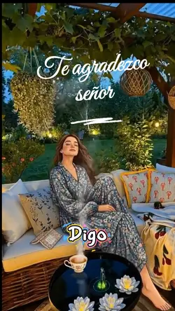 Te agradezco señor 
