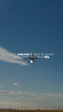 Joelho no chão 🙏