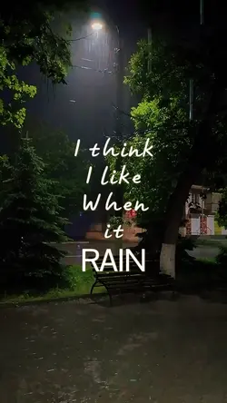 when it rain