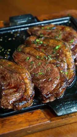 Delicious beef steak