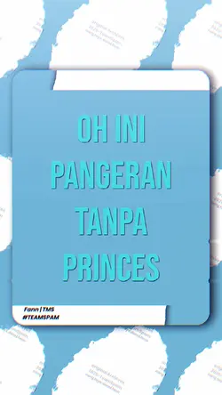oh ini pangeran